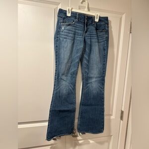 American Eagle Outfitters Women's Blue Flared Jeans